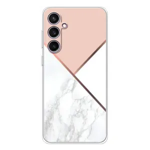 Мраморний чехол на Samsung Galaxy S24 FE (VPrint) (Тройний мрамор)