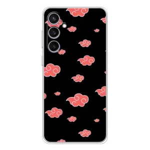 Чехлы Персонажи Аниме Наруто для Samsung Galaxy S24 FE (AlphaPrint) (Тучки Аниме)