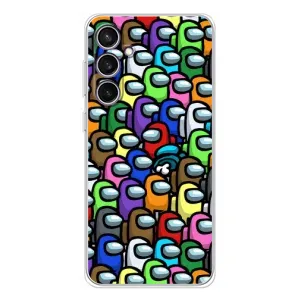 Чохли Амонг Ас для Samsung Galaxy S24 FE (AlphaPrint) (Убитий)