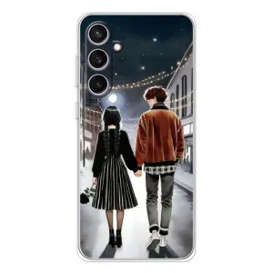 Чехол с дизайном Венздей 2 на Samsung Galaxy S24 FE (Уэнздей и Тайлер)
