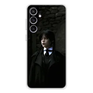 Чехол с дизайном Венздей 2 на Samsung Galaxy S24 FE (Темный стиль Уэнздей)