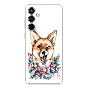 Чохли з картинкою Лисичка для Samsung Galaxy S24 FE (VPrint) (Весела лисичка)