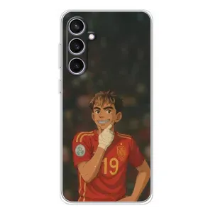 Чохол з футболістом Ламін Ямаль Samsung Galaxy S24 FE (Ямаль аніме)