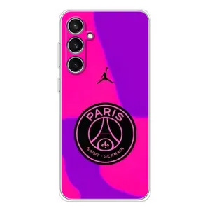 Чохли PSG для Samsung Galaxy S24 FE (AlphaPrint) (яскравий ПСЖ)