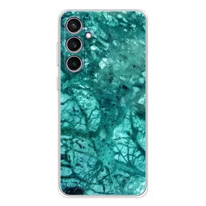 Мраморний чехол на Samsung Galaxy S24 FE (VPrint) (Зелений мрамор)