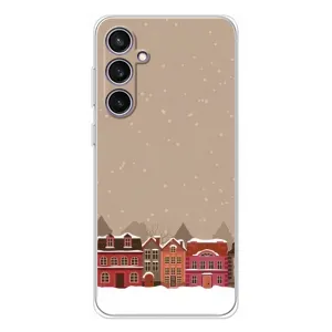 Новорічні, Святкові Чохли для Samsung Galaxy S24 FE - 2024 год (Зимове місто)