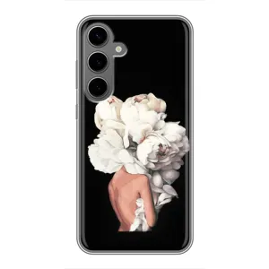 Чехлы (ART) Цветы на Samsung Galaxy S24 Plus (VPrint) (Білі квіти)