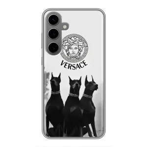 Чохли VERSACE для Самсунг Галаксі S24 Плюс (PREMIUMPrint) (Доберман Версаче)