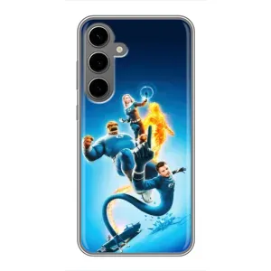 Чехол с принтом Фантастическая четверка для Samsung Galaxy S24 Plus (Герои Фантастическая Четверка)
