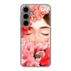 Чехлы (ART) Цветы на Samsung Galaxy S24 Plus (VPrint) (Очі в квітах)