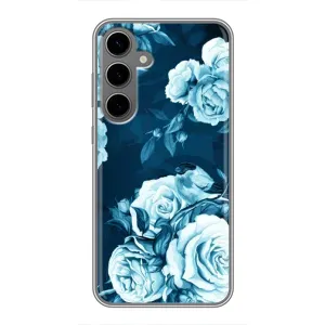 Чехлы (ART) Цветы на Samsung Galaxy S24 Plus (VPrint) (Блактині бутони)