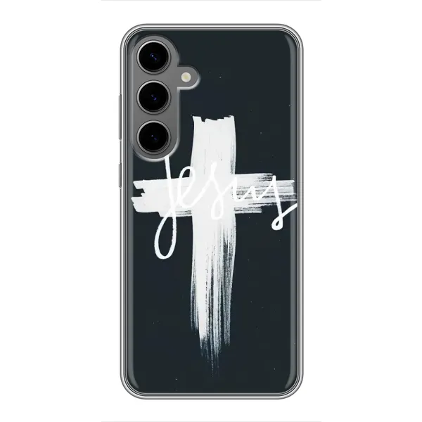Чехол с принтом «Иисус» для Samsung Galaxy S24 Plus Чехол с принтом «Иисус» для Samsung Galaxy S24 Plus