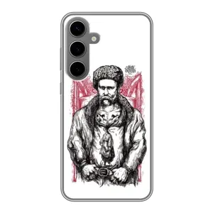 Чохли для Samsung Galaxy S24 Plus с принтом Тараса Шевченко (AlphaPrint) (Козак Шевченко)