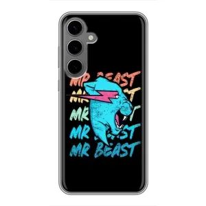 Чохли Містер Біст для Самсунг Галаксі S24 Плюс (logo Mr beast)