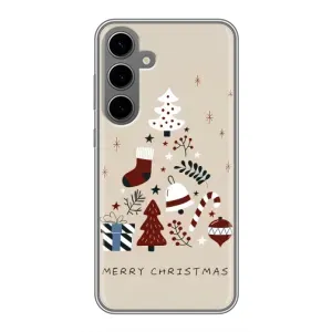 Різдвяні Чохли для Samsung Galaxy S24 Plus (VPrint) (Merry Christmas)