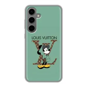 Чохли Луі Вітон для Samsung Galaxy S24 Plus (AlphaPrint - LOUIS VUITTON) (Міккі Маус LV)