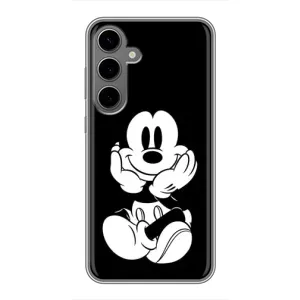 Эксклюзивный чехол для Samsung Galaxy S24 Plus (AlphaPrint - Мультяшные) (Микки на черном)