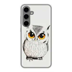 Чохол з пташками на Samsung Galaxy S24 Plus (VPrint) (Мила Сова)