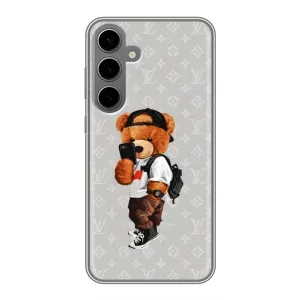 Бренднові Чохли для Samsung Galaxy S24 Plus - (PREMIUMPrint) (Ведмедик Луі)