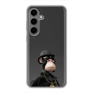Чехлы с Обезьянами NFT для Samsung Galaxy S24 Plus (AlphaPrint) (Обезьяна NFT)