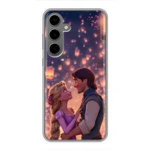 Чехол Рапунцель для Samsung Galaxy S24 Plus (Принцесса и принц)