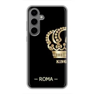 Чехлы для Samsung Galaxy S24 Plus (VPrint) - Футбольные клубы (Roma)