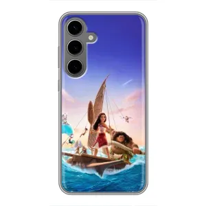 Чехол с мультфильмом Моана Samsung Galaxy S24 Plus (Команда Ваяна Мауи)