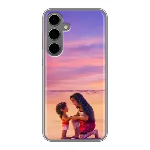 Чехол с мультфильмом Моана Samsung Galaxy S24 Plus (Маленькая Ваяна)