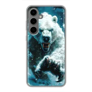 Чохол з картинкою 'Хижаки' для Samsung Galaxy S24 Plus (Полярний ведмідь)