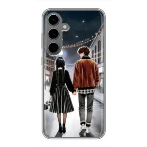 Чехол с дизайном Венздей 2 на Samsung Galaxy S24 Plus (Уэнздей и Тайлер)
