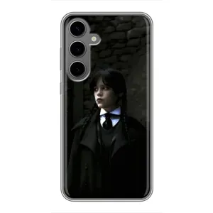 Чехол с дизайном Венздей 2 на Samsung Galaxy S24 Plus (Темный стиль Уэнздей)
