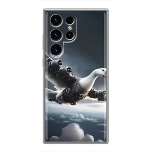 Чехол с мемом Тралалело тралала на Samsung Galaxy S24 Ultra (Бомбардини гусини)