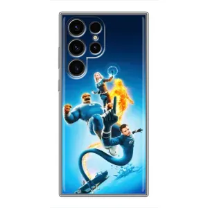 Чехол с принтом Фантастическая четверка для Samsung Galaxy S24 Ultra (Герои Фантастическая Четверка)