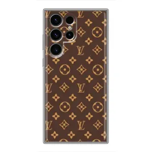 Чохли Луі Вітон для Samsung Galaxy S24 Ultra (AlphaPrint - LOUIS VUITTON) (фон LOUIS VUITTON)