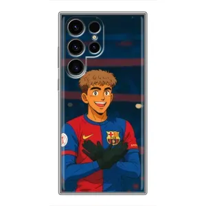 Чехол с футболистом Ламин Ямаль Samsung Galaxy S24 Ultra (Футболист Ямаль)