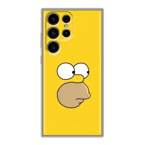 Чехол с Симпсонами для Samsung Galaxy S24 Ultra (VPrint) (Гомер)