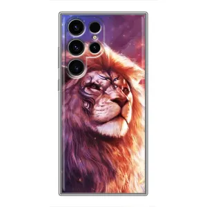 Чехол со Львом для Samsung Galaxy S24 Ultra (VPrint) (Красочный Лев)