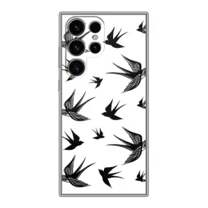 Чехол с птицами на Samsung Galaxy S24 Ultra (VPrint) (Ласточки)