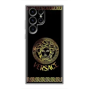 Чехлы VERSACE для Самсунг С24 Ультра (PREMIUMPrint) (Logo Versace)