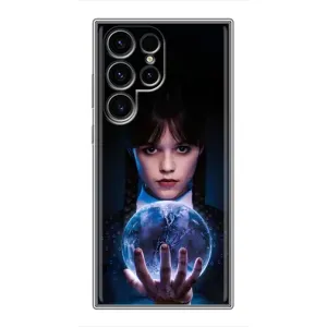 Чехол с дизайном Венздей 2 на Samsung Galaxy S24 Ultra (Магическая сфера Уэнздей)