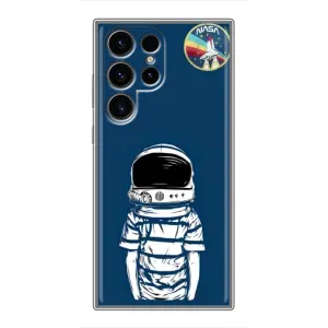 Чохол NASA для Samsung Galaxy S24 Ultra (AlphaPrint) (Хлопчик в шоломі)