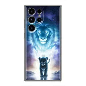 Чехол со Львом для Samsung Galaxy S24 Ultra (VPrint) (Маленький лев)