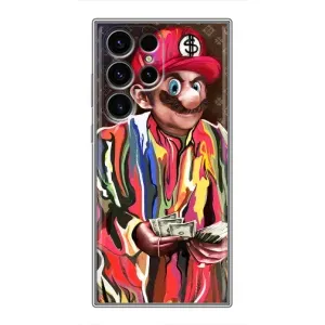 Брендновые Чехлы для Samsung Galaxy S24 Ultra - (PREMIUMPrint) (Mario LV)