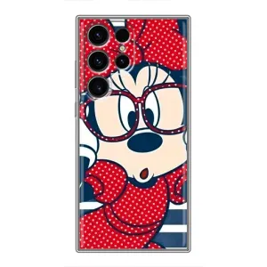Эксклюзивный чехол для Samsung Galaxy S24 Ultra (AlphaPrint - Мультяшные) (Маус в очках)