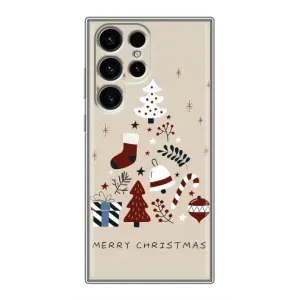 Рождественские, Праздничные Чехлы для Самсунг С24 Ультра (Merry Christmas)