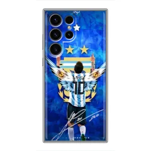 Чехлы Месси для Samsung Galaxy S24 Ultra (AlphaPrint) (Месси Аргентина)