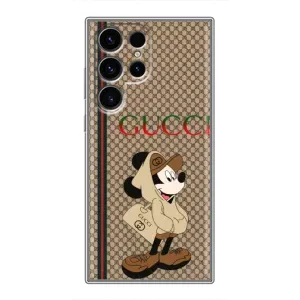 Чехлы ГУЧЧИ для Самсунг С24 Ультра (AlphaPrint) (Mickey GUCCI)