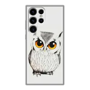 Чехол с птицами на Samsung Galaxy S24 Ultra (VPrint) (Милая Сова)