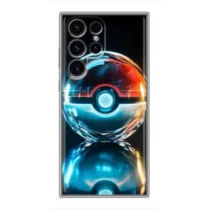 Чехол с Пикачу на Samsung Galaxy S24 Ultra (Мяч Пикачу)