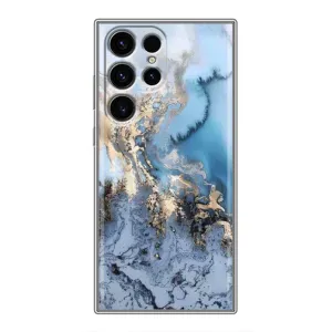 Мраморный чехол на Samsung Galaxy S24 Ultra (VPrint) (Нежный мрамор)